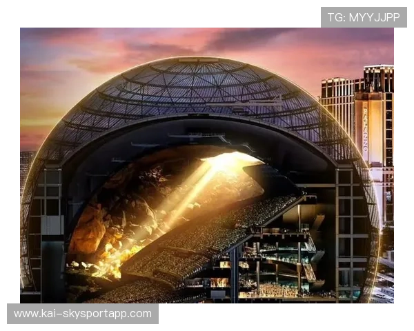 拉斯维加斯球形体育场：全世界最大的球体建筑，拉斯维加斯中心
